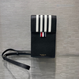 [THOM BROWNE-톰브라운] 페블 폰 홀더백