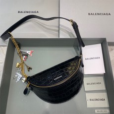 [BALENCIAGA-발렌시아가] 수베니어 XXS 크록 벨트백