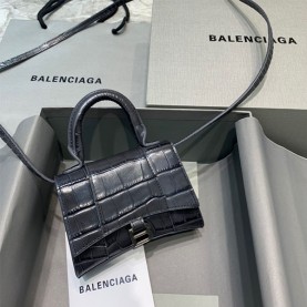 [BALENCIAGA-발렌시아가] 아워글래스 미니 탑핸들백