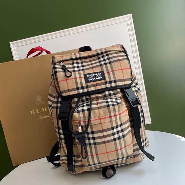 [BURBERRY-버버리] 빈티지 체크 백팩
