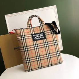 [BURBERRY-버버리] 나일론 토트백