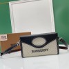 [BURBERRY-버버리] 캔버스 폴드오버백