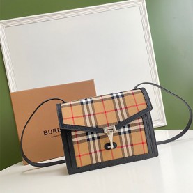 [BURBERRY-버버리] 맥퀸 하우스체크 크로스백