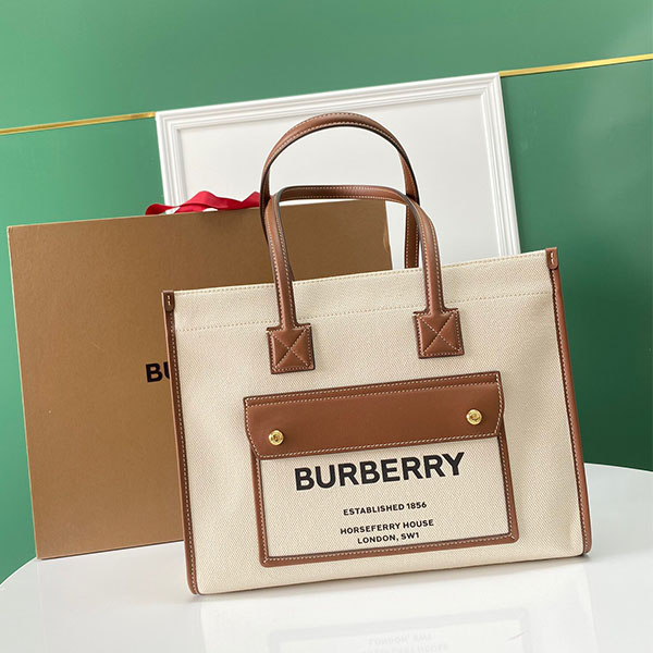 [BURBERRY-버버리] 스몰 프레야 토트백