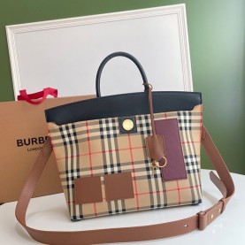 [BURBERRY-버버리] 소사이어티 톱핸들백