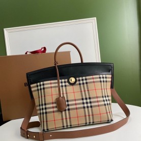 [BURBERRY-버버리] 소사이어티 톱핸들백