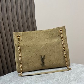 [SAINT LAURENT-생로랑] 크링클 니키 쇼핑백 미듐