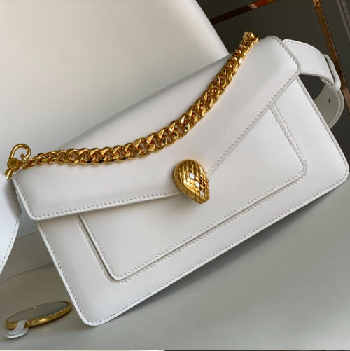 [BULGARI-불가리] 세르펜티 이스트 웨스트 맥시 숄더백