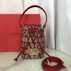 [VALENTINO-발렌티노] 브이로고 미니 버킷백