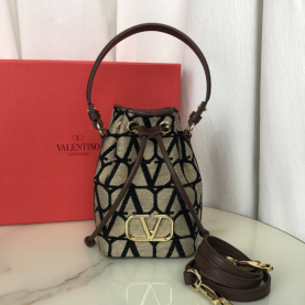 [VALENTINO-발렌티노] 브이로고 미니 버킷백
