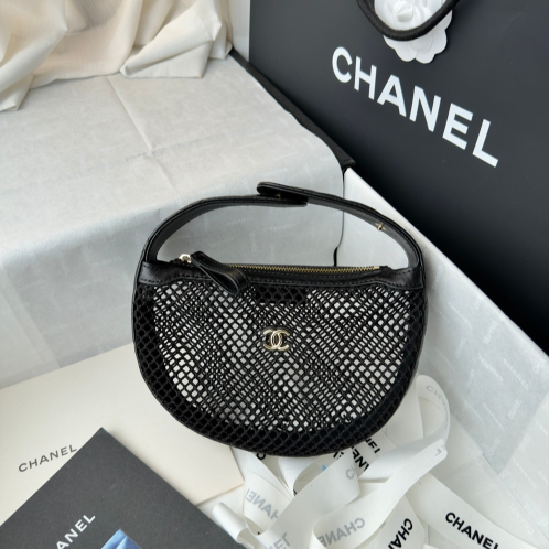 [CHANEL-샤넬] 메쉬 미니 파우치