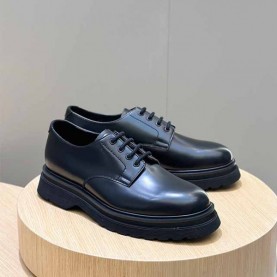 프라다 PRADA 남성 더비 슈즈