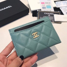[CHANEL-샤넬] 캐비어 카드지갑