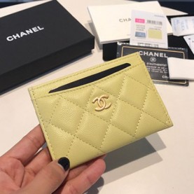 [CHANEL-샤넬] 캐비어 카드지갑