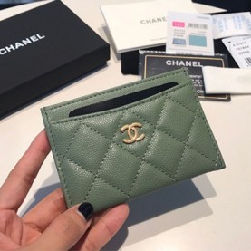 [CHANEL-샤넬] 캐비어 카드지갑