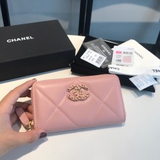 [CHANEL-샤넬] 19 스몰 지퍼월렛