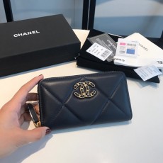 [CHANEL-샤넬] 19 스몰 지퍼월렛