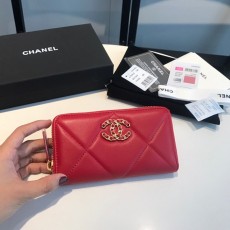[CHANEL-샤넬] 19 스몰 지퍼월렛