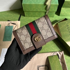 [GUCCI-구찌] 오피디아 GG 여권지갑