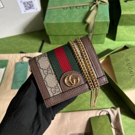 [GUCCI-구찌] 오피디아 GG 체인 반지갑