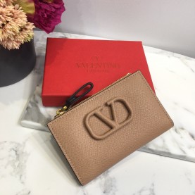 [VALENTINO-발렌티노] 브이로고 지퍼 카드케이스