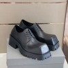 발렌시아가 Balenciaga 남성 트루퍼 스퀘어토 더비 클리퍼 슈즈