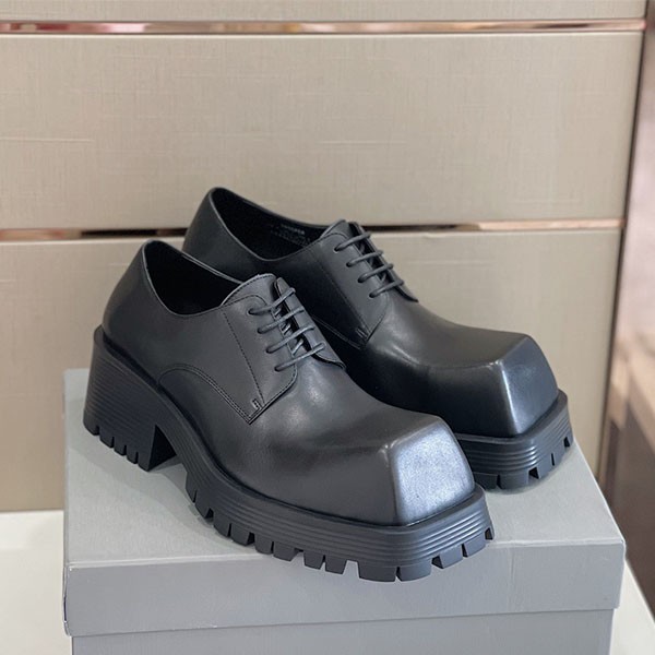 발렌시아가 Balenciaga 남성 트루퍼 스퀘어토 더비 클리퍼 슈즈