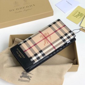 [BURBERRY-버버리] 체크 패치워크 장지갑