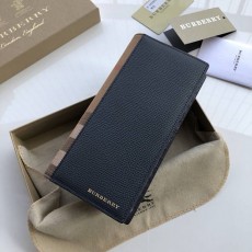 [BURBERRY-버버리] 가죽 하우스 체크 바이폴드 장지갑