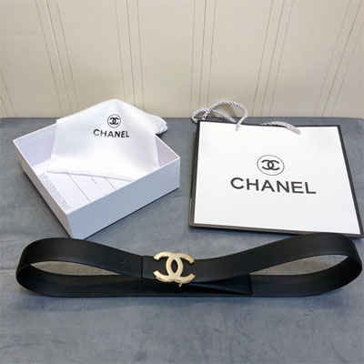 [CHANEL-샤넬] CC 로고 벨트