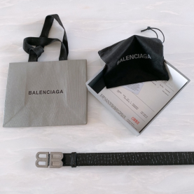 [BALENCIAGA-발렌시아가] 여성 BB 씬 벨트