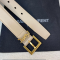 [SAINT LAURENT-생로랑] 스퀘어 로고 벨트