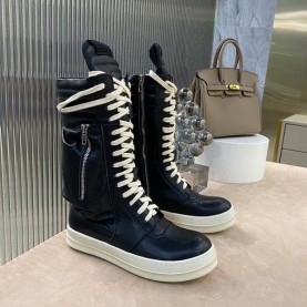 릭오웬스 Rick Owens 남여공용 카고 바스켓 레더롱