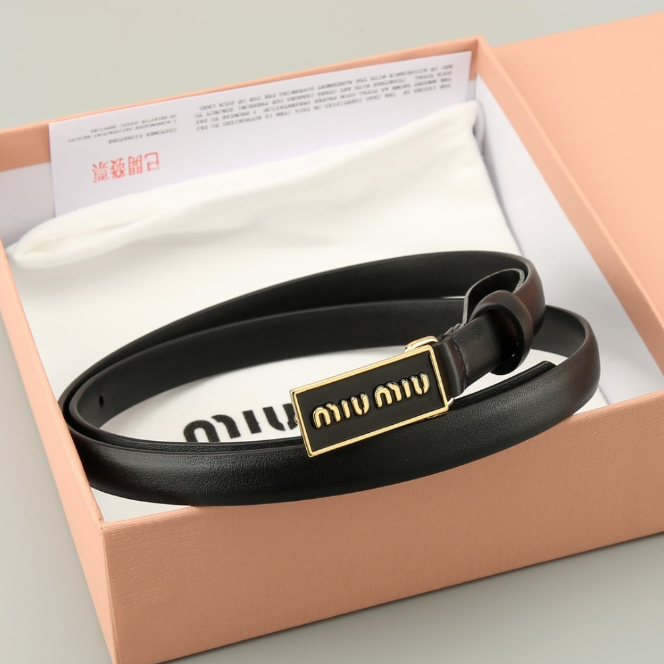 [MIUMIU-미우미우] 가죽 벨트