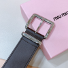 [MIUMIU-미우미우] 가죽벨트