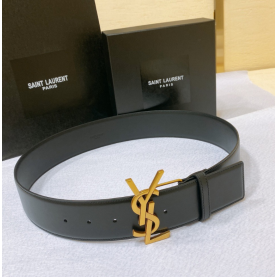 [SAINT LAURENT-생로랑] YSL로고 버클 벨트