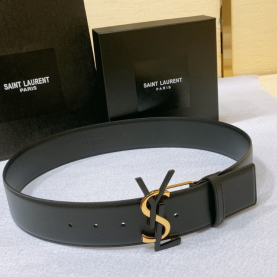 [SAINT LAURENT-생로랑] YSL로고 버클 벨트