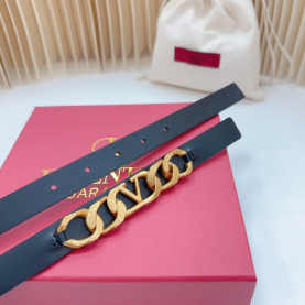 [VALENTINO-발렌티노] 체인 가죽 벨트