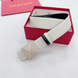 [VALENTINO-발렌티노] 원 스터드 리버시블 유광 가죽 벨트