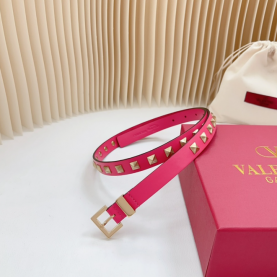 [VALENTINO-발렌티노] 가죽 스터드 벨트