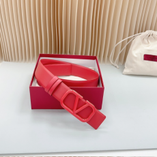 [VALENTINO-발렌티노] V 로고 가죽 벨트