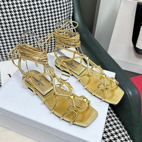 발렌티노 VALENTINO 여성  스트랩 플랫 샌들