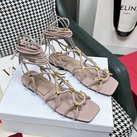 발렌티노 VALENTINO 여성  스트랩 플랫 샌들