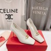 발렌티노 VALENTINO 여성 스퀘어 토 펌프스
