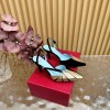 발렌티노 VALENTINO 폴리폴리아주 스웨이드 슬링백