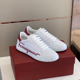페레가모 FERRAGAMO 남성 넘버 스니커즈