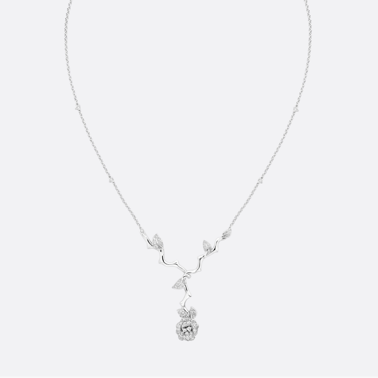 [DIOR-디올] 미디엄 로즈 디올 바가텔 목걸이