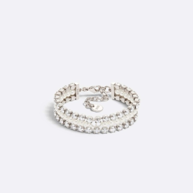 [DIOR-디올] 스파클 진주 크리스탈 팔찌