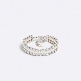 [DIOR-디올] 스파클 진주 크리스탈 팔찌