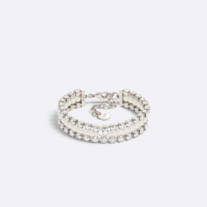 [DIOR-디올] 스파클 진주 크리스탈 팔찌